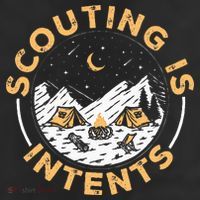 Scouting Is Intents Scout Funny Camping Adult Drive Performance Visor