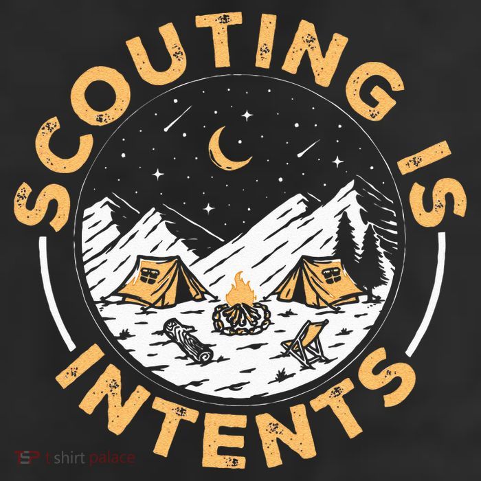 Scouting Is Intents Scout Funny Camping Adult Drive Performance Visor