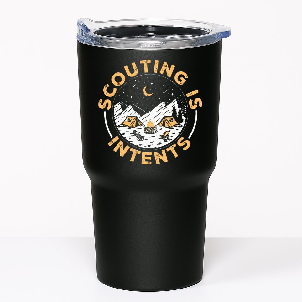 Scouting Is Intents Scout Funny Camping Tumbler