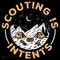 Scouting Is Intents Scout Funny Camping Pom Pom 12in Knit Beanie