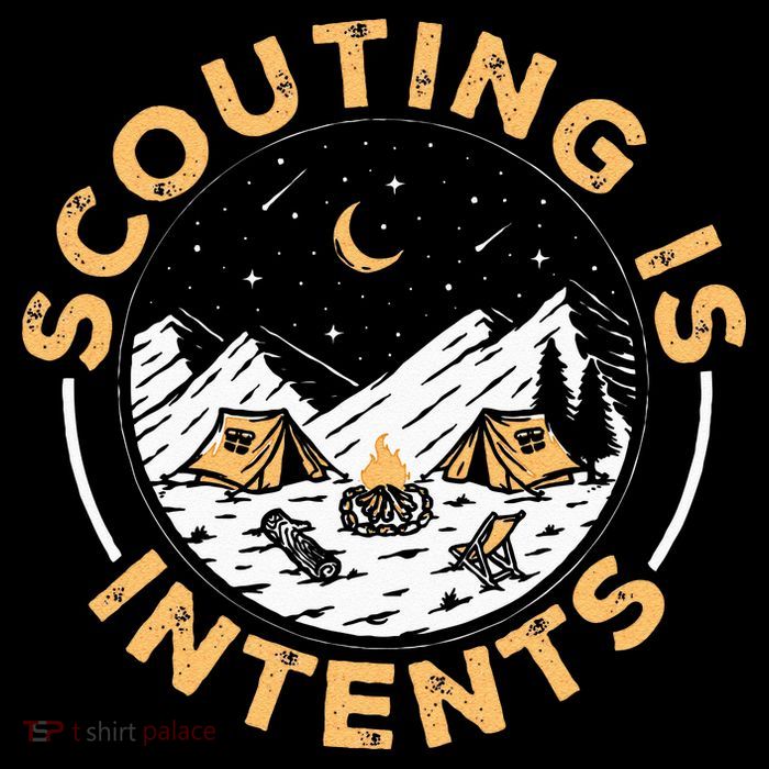 Scouting Is Intents Scout Funny Camping Baby Bodysuit