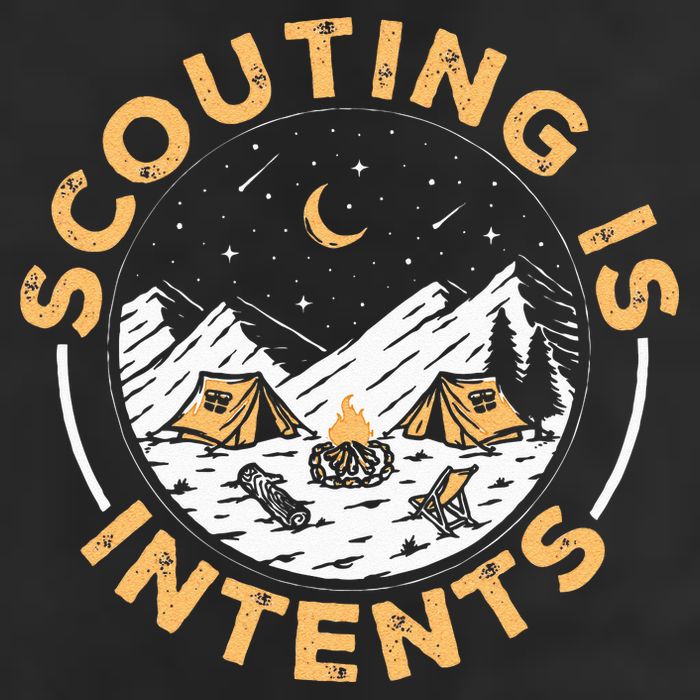 Scouting Is Intents Scout Funny Camping Hat