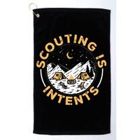 Scouting Is Intents Scout Funny Camping Golf Towel