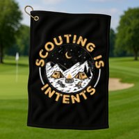 Scouting Is Intents Scout Funny Camping Golf Towel