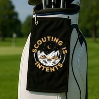 Scouting Is Intents Scout Funny Camping Golf Towel