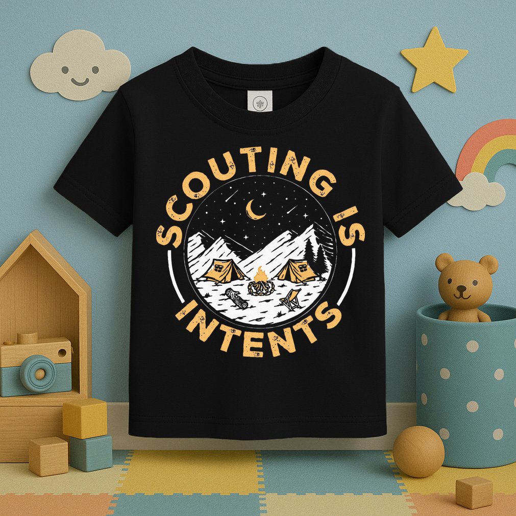 Scouting Is Intents Scout Funny Camping Toddler T-Shirt