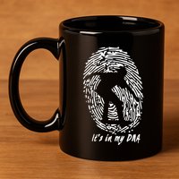 Skateboarding ItS In My Dna Gift For Skaters Gift 11oz C Handle Ceramic Mug