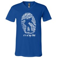 Skateboarding ItS In My Dna Gift For Skaters Gift V-Neck T-Shirt