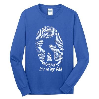 Skateboarding ItS In My Dna Gift For Skaters Gift Tall Long Sleeve T-Shirt