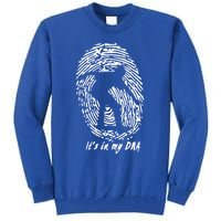 Skateboarding ItS In My Dna Gift For Skaters Gift Tall Sweatshirt