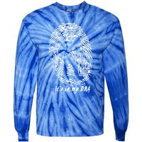 Skateboarding ItS In My Dna Gift For Skaters Gift Tie-Dye Long Sleeve Shirt