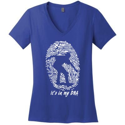 Skateboarding ItS In My Dna Gift For Skaters Gift Women's V-Neck T-Shirt