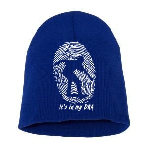 Skateboarding ItS In My Dna Gift For Skaters Gift Short Acrylic Beanie