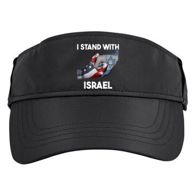 Support Israel I Stand With Israel Israel Strong Israel Flag  I Stand With Isra Adult Drive Performance Visor