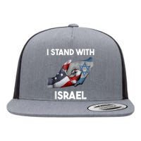 Support Israel I Stand With Israel Israel Strong Israel Flag  I Stand With Isra Flat Bill Trucker Hat