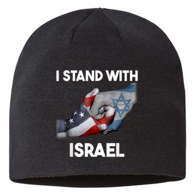 Support Israel I Stand With Israel Israel Strong Israel Flag  I Stand With Isra Sustainable Beanie