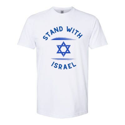 Support Israel I Stand With Israel Israeli Flag Softstyle® CVC T-Shirt