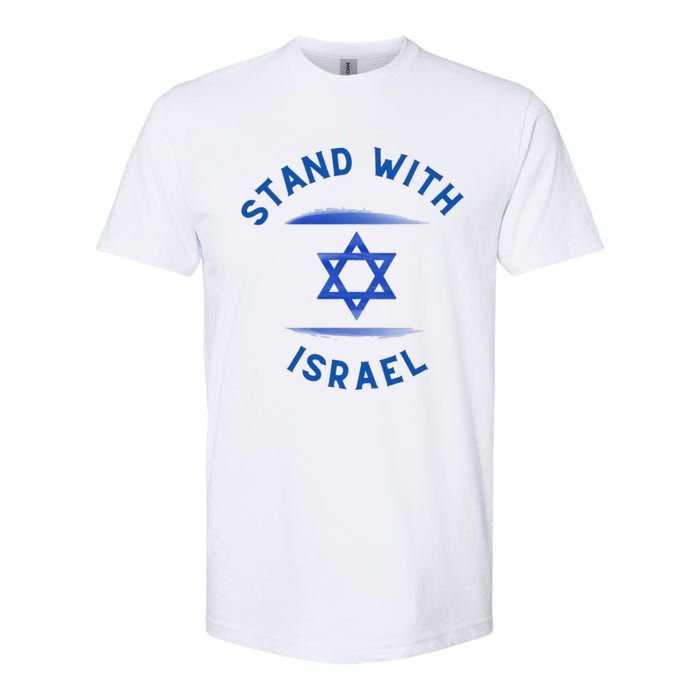 Support Israel I Stand With Israel Israeli Flag Softstyle® CVC T-Shirt