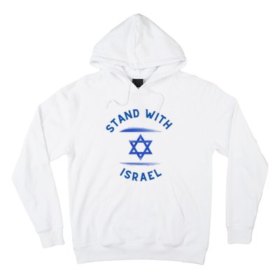 Support Israel I Stand With Israel Israeli Flag Hoodie