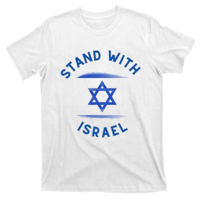 Support Israel I Stand With Israel Israeli Flag T-Shirt