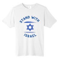 Support Israel I Stand With Israel Israeli Flag Tall Fusion ChromaSoft Performance T-Shirt