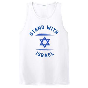 Support Israel I Stand With Israel Israeli Flag PosiCharge Competitor Tank