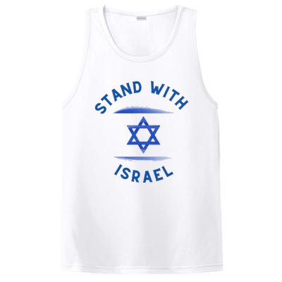 Support Israel I Stand With Israel Israeli Flag PosiCharge Competitor Tank