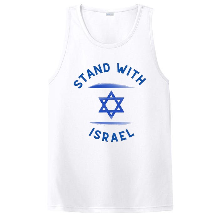 Support Israel I Stand With Israel Israeli Flag PosiCharge Competitor Tank