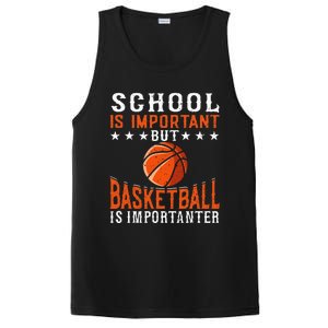 School Is Important But Basketball Is Importanter Basketball PosiCharge Competitor Tank