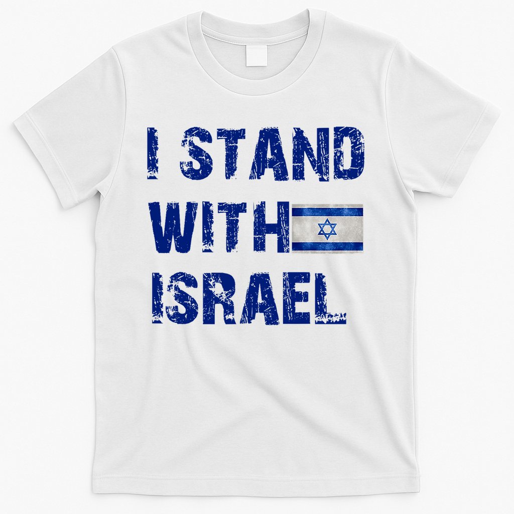 Support Israel I Stand With Israel Israeli Flag Pray For Israel T-Shirt