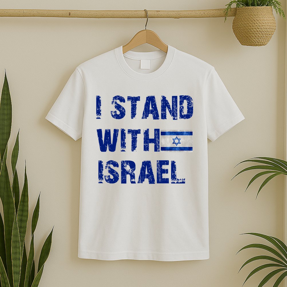 Support Israel I Stand With Israel Israeli Flag Pray For Israel T-Shirt