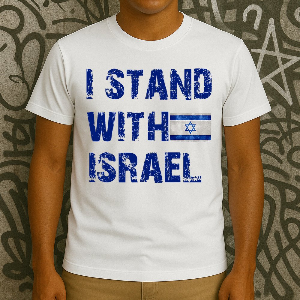 Support Israel I Stand With Israel Israeli Flag Pray For Israel T-Shirt