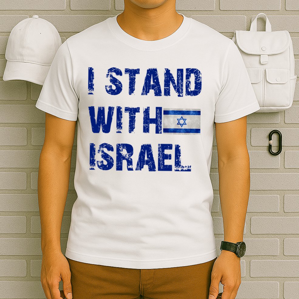 Support Israel I Stand With Israel Israeli Flag Pray For Israel T-Shirt