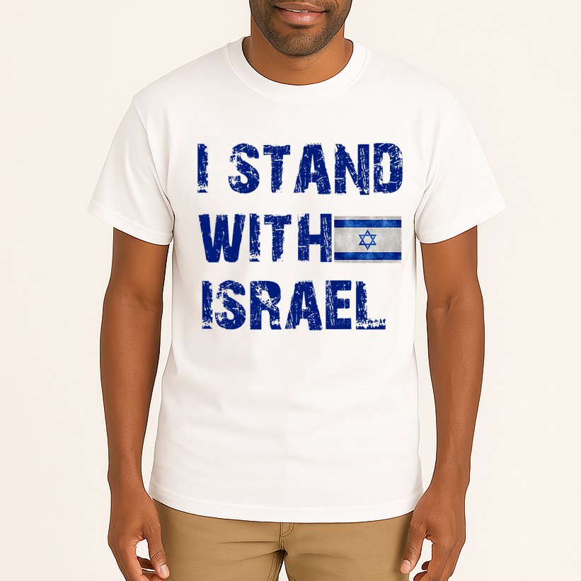 Support Israel I Stand With Israel Israeli Flag Pray For Israel Tall T-Shirt