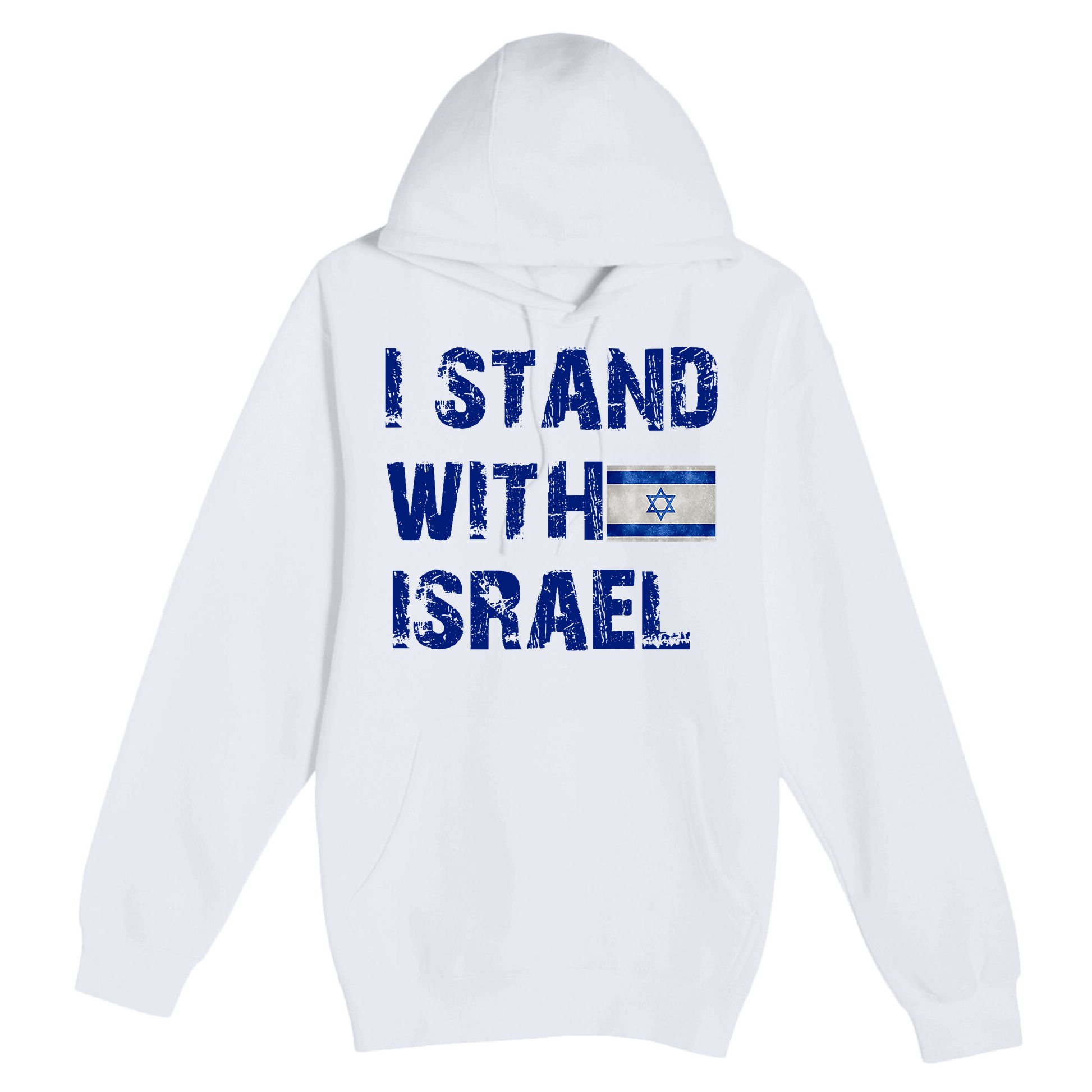Support Israel I Stand With Israel Israeli Flag Pray For Israel Premium Pullover Hoodie