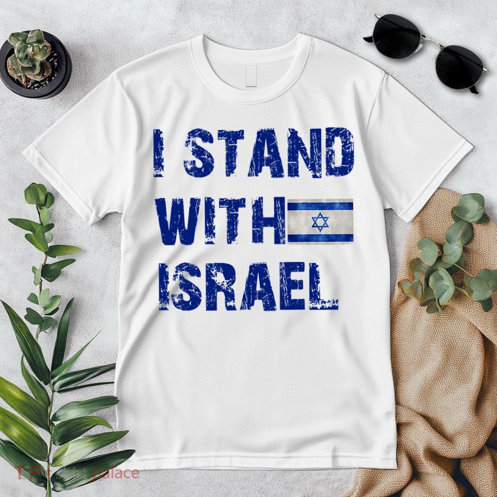 Support Israel I Stand With Israel Israeli Flag Pray For Israel Premium T-Shirt