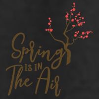 Spring Is In The Air Nature 7 Panel Mesh Trucker Snapback Hat