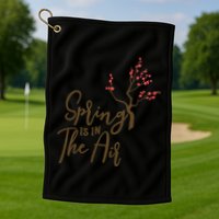 Spring Is In The Air Nature Golf Towel