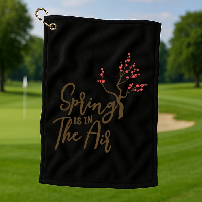 Spring Is In The Air Nature Golf Towel