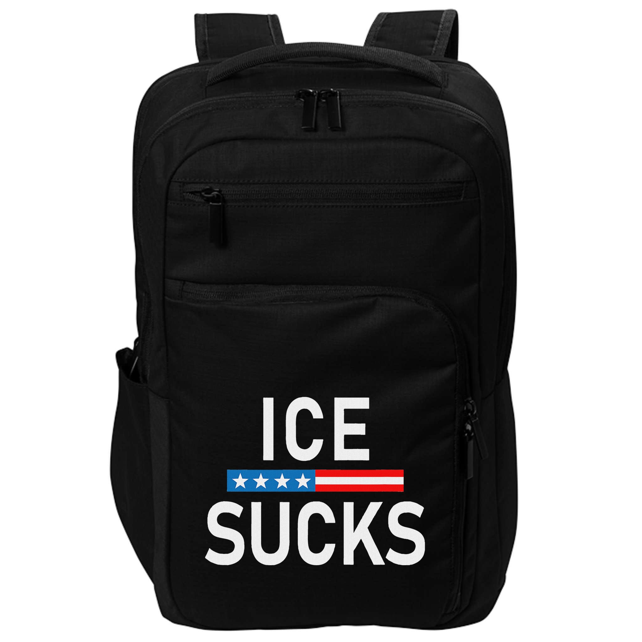 Support Immigrants Ice Sucks Impact Tech Backpack
