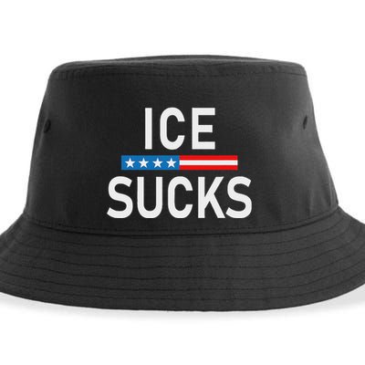 Support Immigrants Ice Sucks Sustainable Bucket Hat