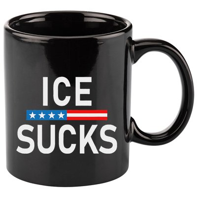 Support Immigrants Ice Sucks 11oz C Handle Ceramic Mug