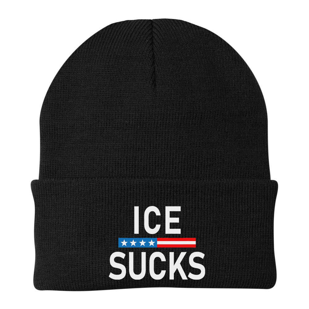 Support Immigrants Ice Sucks Beanie