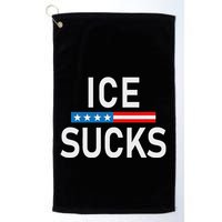 Support Immigrants Ice Sucks Golf Towel