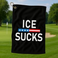 Support Immigrants Ice Sucks Golf Towel