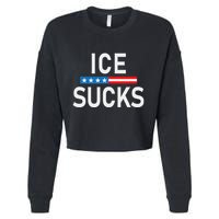 Support Immigrants Ice Sucks Cropped Pullover Crew