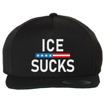 Support Immigrants Ice Sucks Wool Snapback Cap
