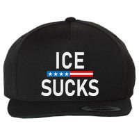 Support Immigrants Ice Sucks Wool Snapback Cap