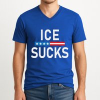 Support Immigrants Ice Sucks V-Neck T-Shirt