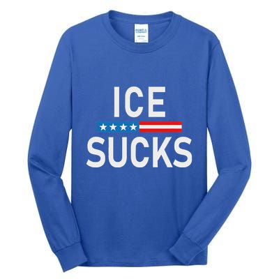 Support Immigrants Ice Sucks Tall Long Sleeve T-Shirt